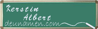 Kerstin Albert Visitenkarte
